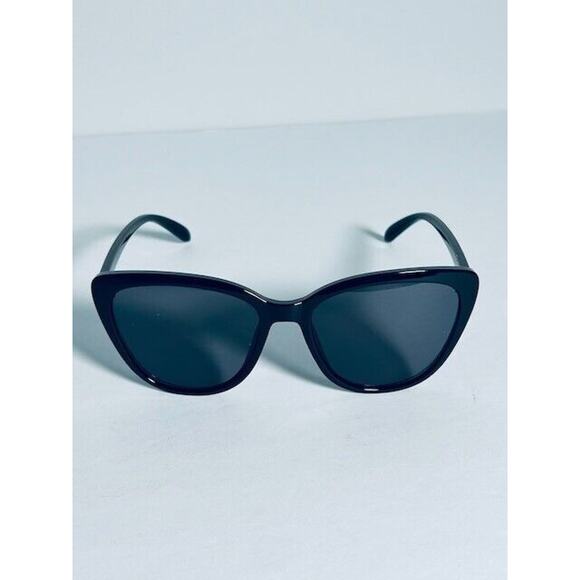 Rachel Zoe Nina Cat Eye Sunglasses Oversized Black Gray NWT - Picture 1 of 6
